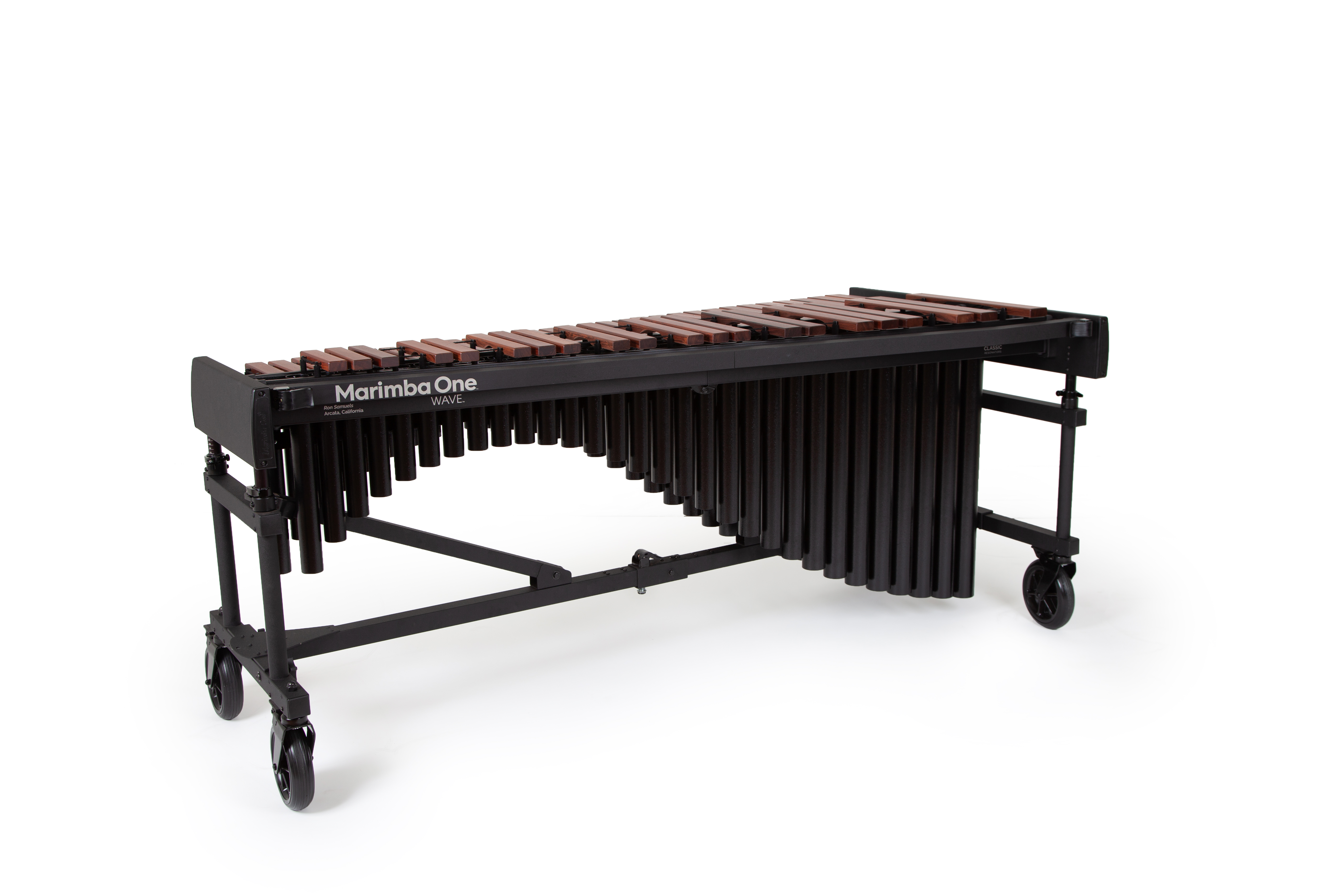 #9631 Marimba One WAVE™ 4.3 Octave with Classic resonators, Premium keyboard, 4″ Casters 4.3個八度、經典共鳴管、頂級琴鍵、玫瑰木